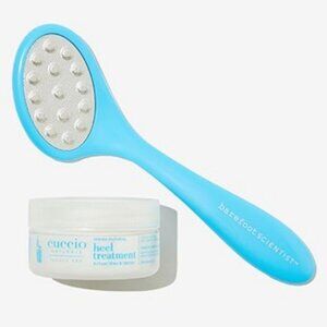 Barefoot Scientist 2 Sided Pedicure tool + New Cuccio Heel Treatment 2oz NiB